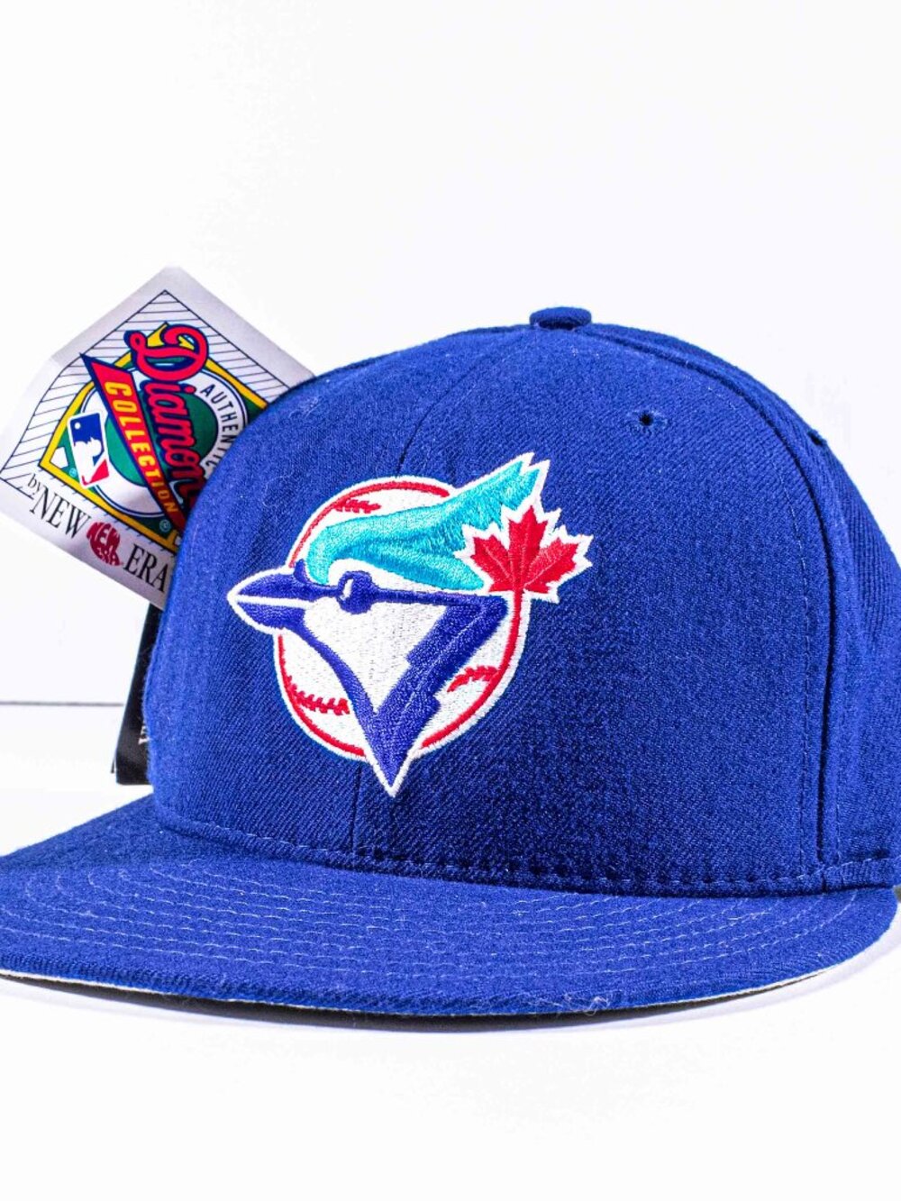 Vintage Toronto Blue Jays New Era Fitted Hat 6 5/8 Diamond Collection USA Wool